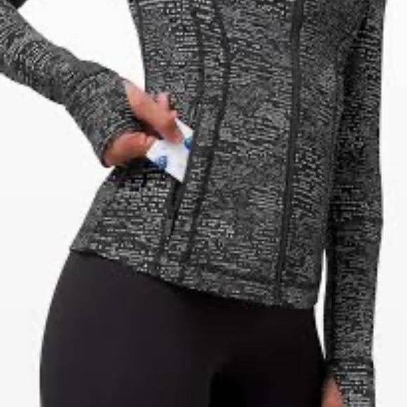 Lululemon Define Jacket Luxtreme Digital Rain Jacquard Black White 8 - Picture 2 of 13